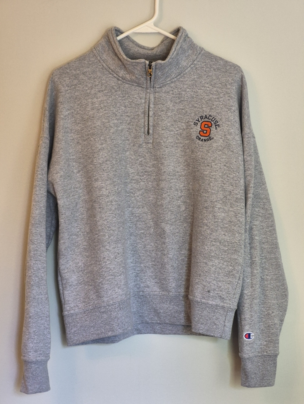 Champion Syracuse  3/4 Zip sweatshirt